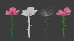 8 Stylized Flowers pack