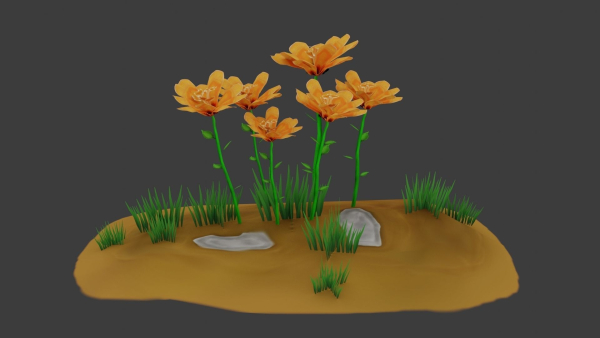 8 Stylized Flowers pack