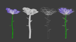 8 Stylized Flowers pack