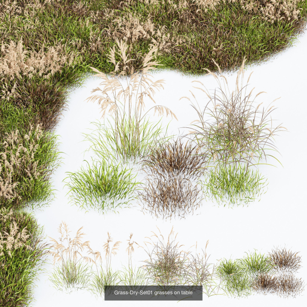 80 Different SETS Of Grass and Bush SET VOL08