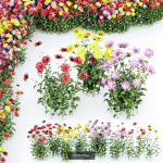 80 Different SETS Of Grass and Bush SET VOL08