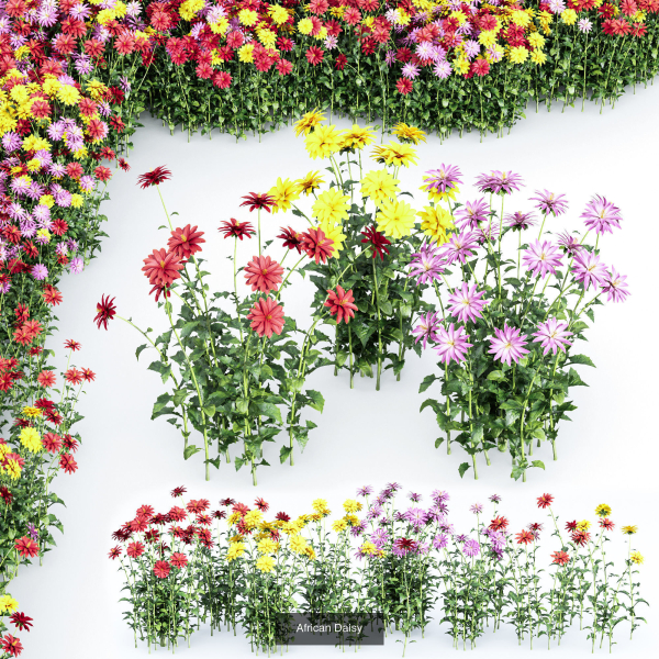 80 Different SETS Of Grass and Bush SET VOL08