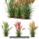 80 Different SETS Of Grass and Bush SET VOL08
