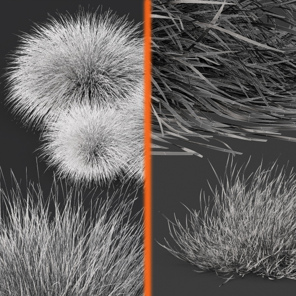 80 Different SETS Of Grass and Bush SET VOL08