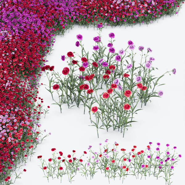 80 Different SETS Of Grass and Bush SET VOL08