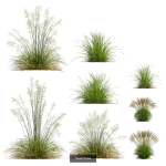 80 Different SETS Of Grass and Bush SET VOL08