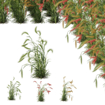 80 Different SETS Of Grass and Bush SET VOL08