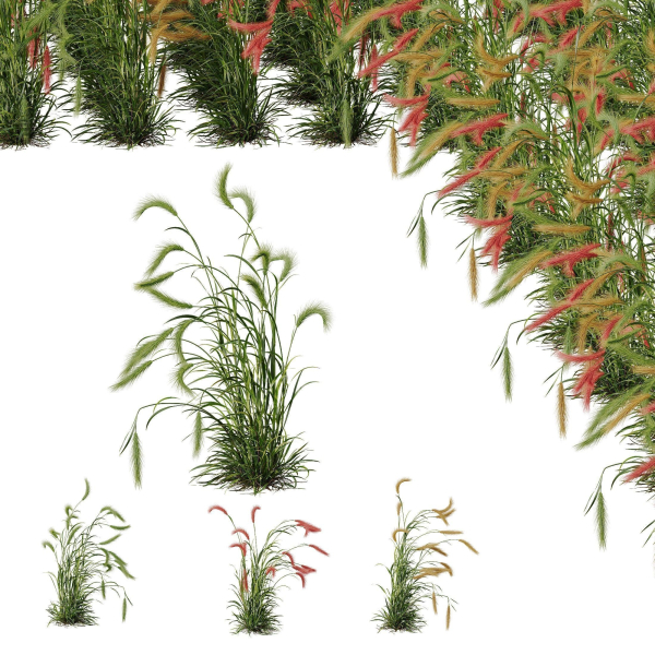 80 Different SETS Of Grass and Bush SET VOL08