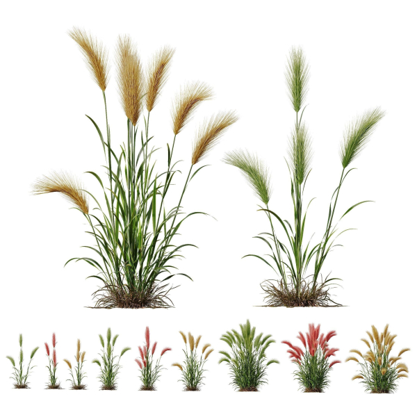 80 Different SETS Of Grass and Bush SET VOL08