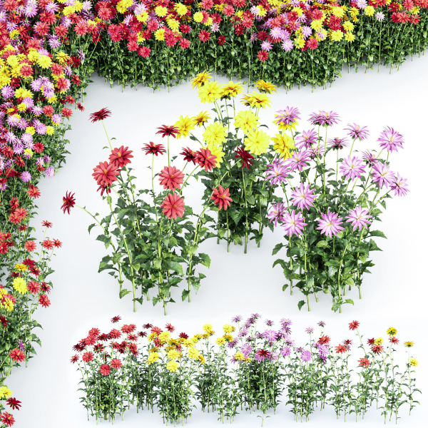 80 Different SETS Of Grass and Bush SET VOL08