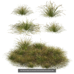 80 Different SETS Of Grass and Bush SET VOL08