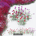 80 Different SETS Of Grass and Bush SET VOL08