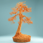 9 RAW SCAN Dead Bonsai Tree High Poly