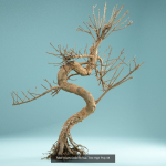 9 RAW SCAN Dead Bonsai Tree High Poly