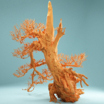 9 RAW SCAN Dead Bonsai Tree High Poly