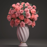 Bouquet of pink roses