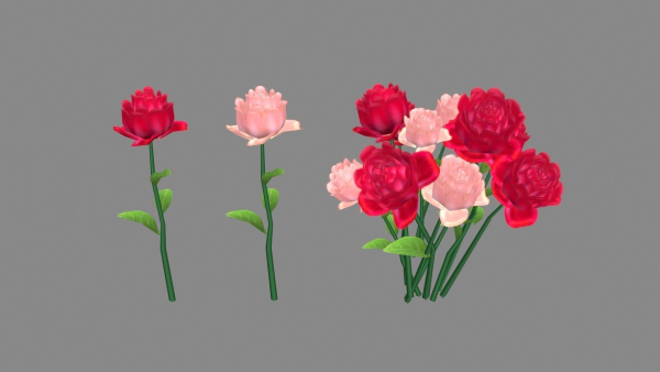 a bunch of roses