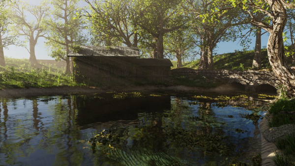 Abandoned Cabin Scene