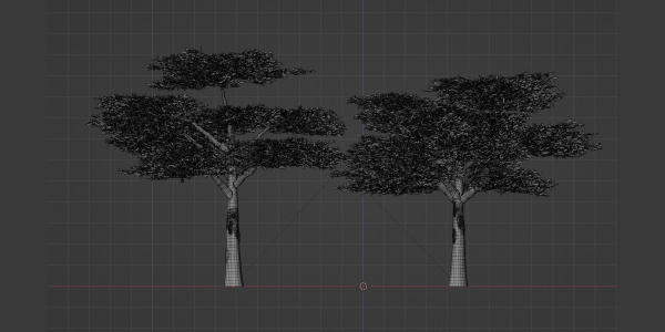 Acacia trees vol 87-Blender