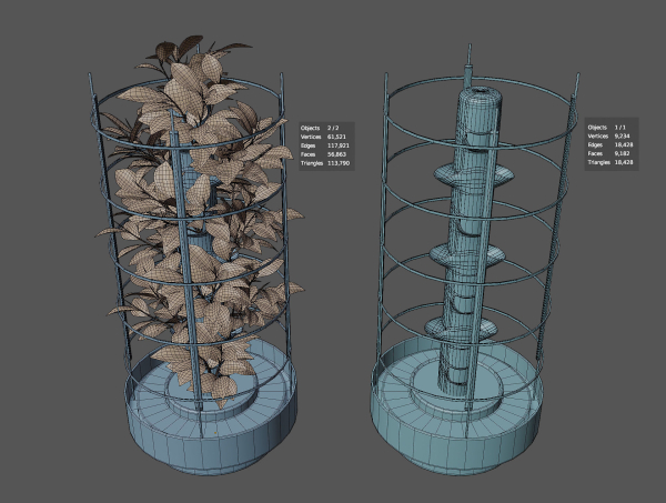 Aeroponics tower V01