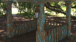 Alcove gazebo with roof