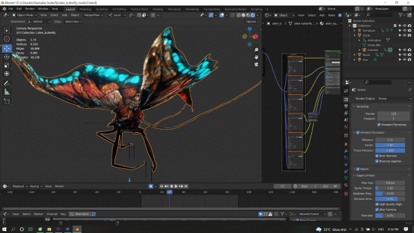 Alien Butterfly Insect