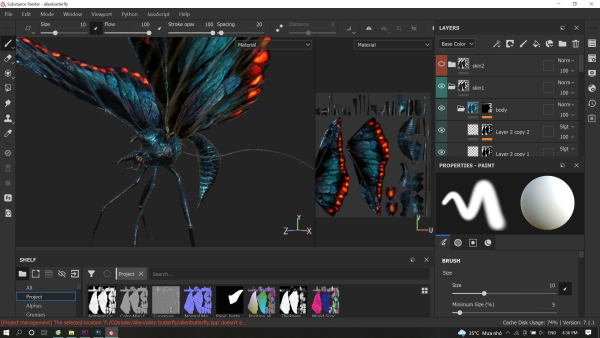 Alien Butterfly Insect