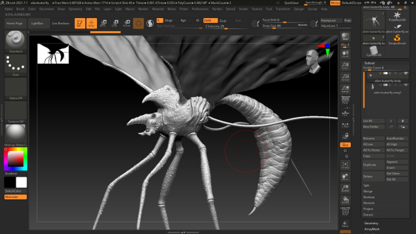 Alien Butterfly Insect