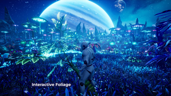 Alien Planet Fantasy Environment - Swamp Plants