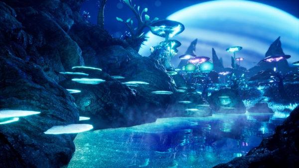 Alien Planet Fantasy Environment - Swamp Plants