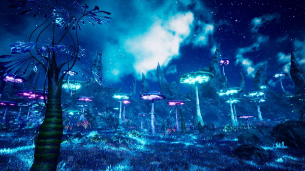 Alien Planet Fantasy Environment - Swamp Plants