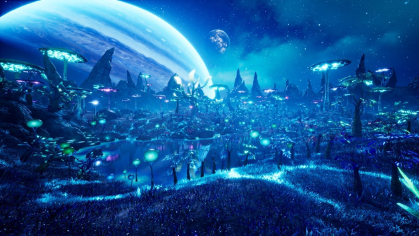 Alien Planet Fantasy Environment - Swamp Plants