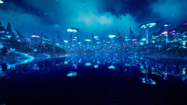 Alien Planet Fantasy Environment - Swamp Plants