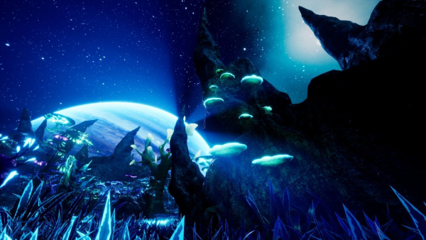 Alien Planet Fantasy Environment - Swamp Plants