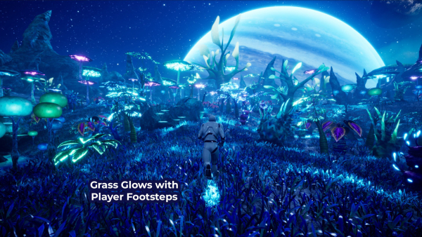 Alien Planet Fantasy Environment - Swamp Plants