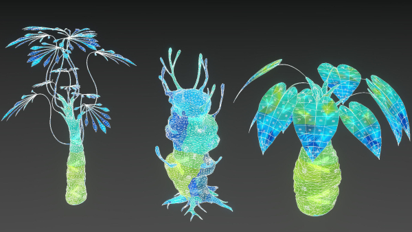 Alien Planet Fantasy Environment - Swamp Plants