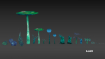 Alien Planet Fantasy Environment - Swamp Plants