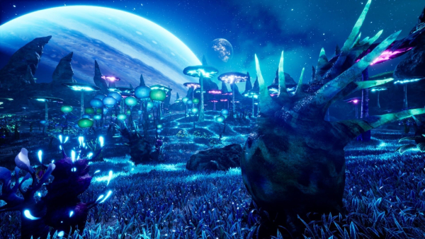 Alien Planet Fantasy Environment - Swamp Plants