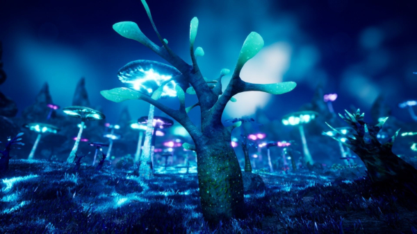 Alien Planet Fantasy Environment - Swamp Plants