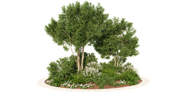 Alpine Hill 6 - Tree - Bushes