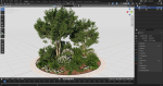 Alpine Hill 6 - Tree - Bushes