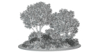 Alpine Hill 6 - Tree - Bushes