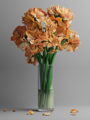 amaryllis-flower-in-bloom-in-a-vase-3d-model-obj-fbx-blend