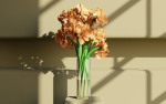 Flower in bloom in a vase