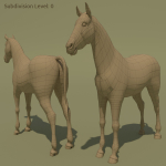 Animated Horse 10 colours