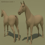 Animated Horse 10 colours