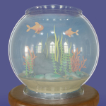 Aquarium with fish lOW POLY GAME ready