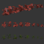 Areca palm collection vol 256-3dsmax-Blender