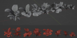 Areca palm collection vol 256-3dsmax-Blender