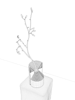 Ark Vase with Magnolia
